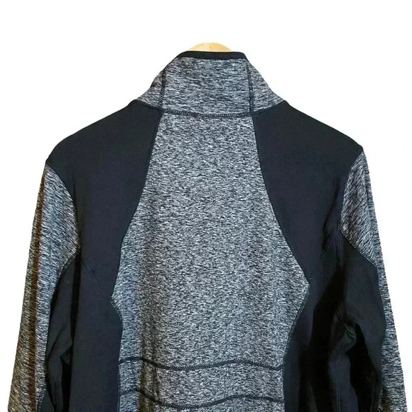 AVE Leisure Jacket Full Zip Black/Gray Hot Pink Accents Front Pockets 22/24 - Picture 6 of 16